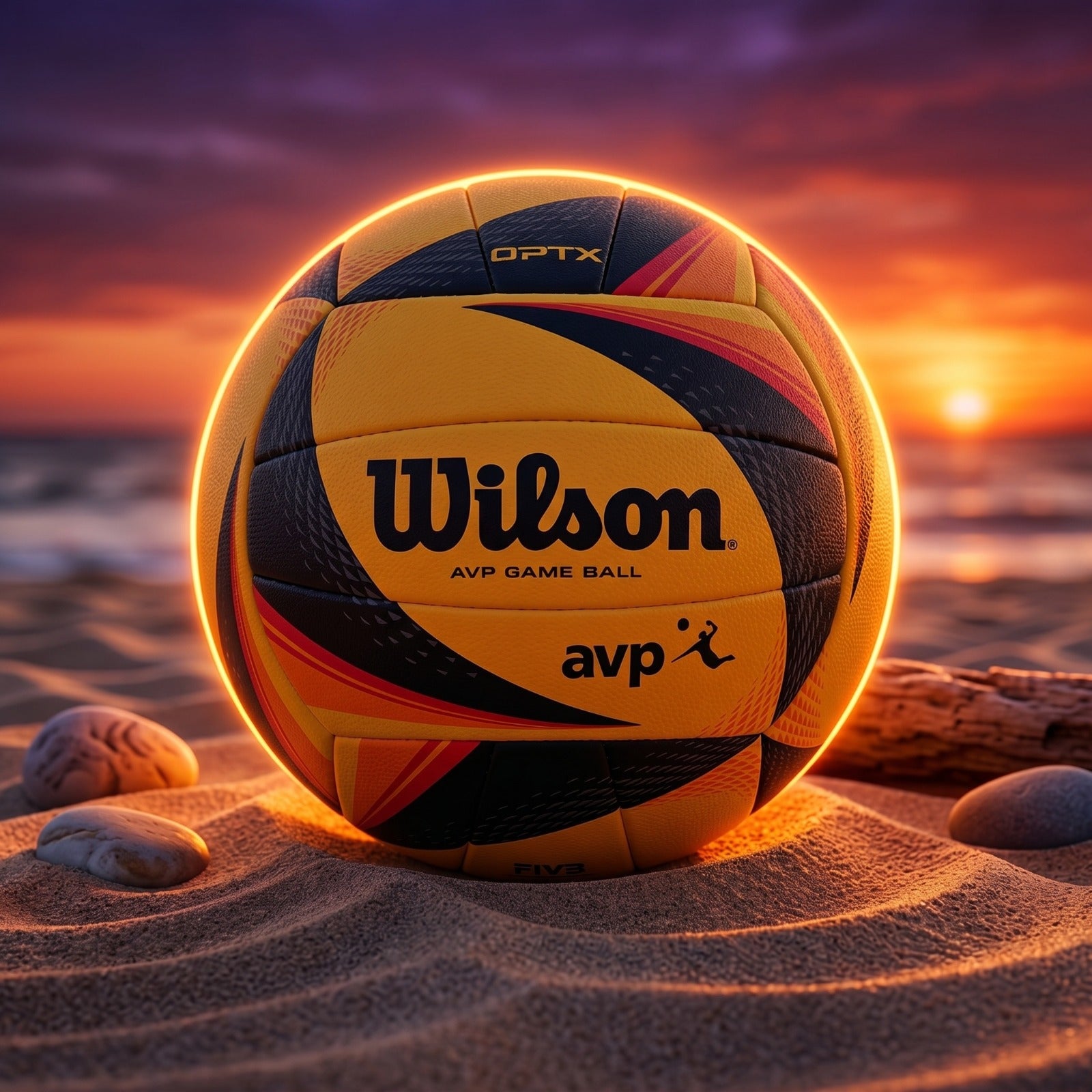 Wilson AVP Game Volleyball Official Size 5 Outdoor Beach Volleyball